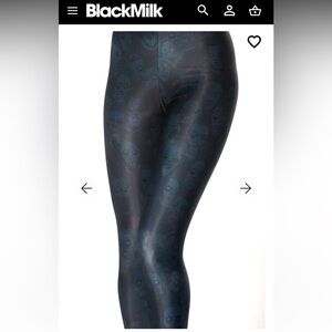 Zombie invisible black milk leggings